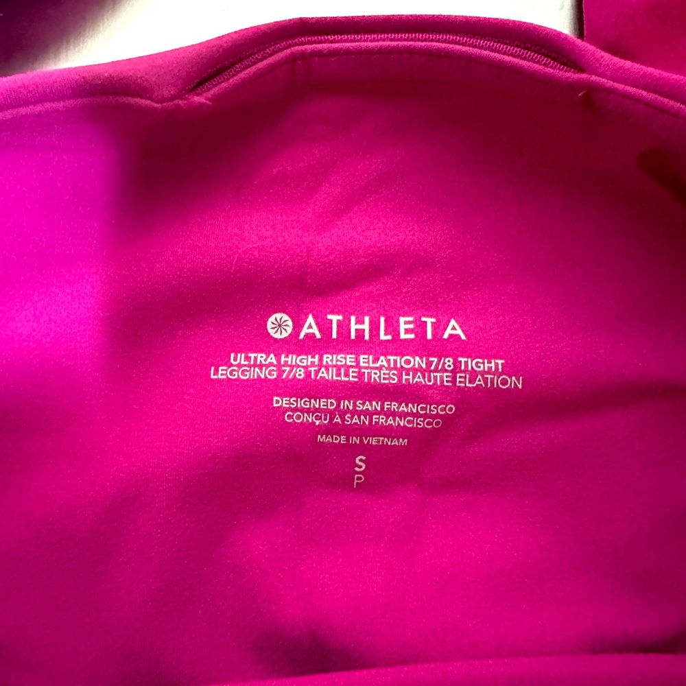 Athleta leggings small petite Basically New, Really!